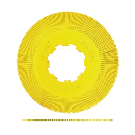 SUNBURST 12 TS DISCS YELLOW 80 GRIT (A/O) 70/BOX